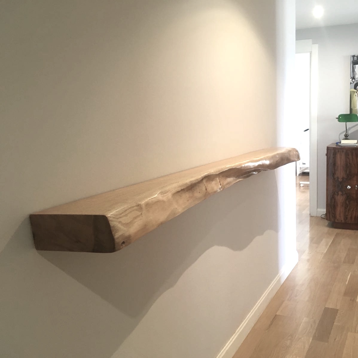 Gadgy Balda Madera Maciza, Estanteria Pared 50 x 15 x 4 cm., Estanteria  Madera Roble, Tablones de Madera, Baldas flotantes, Estante Cuadro, Lejas Pared Habitacion